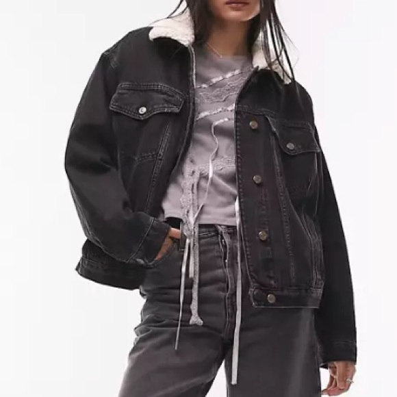 Jackets & Coats Oversized Denim Jacket In